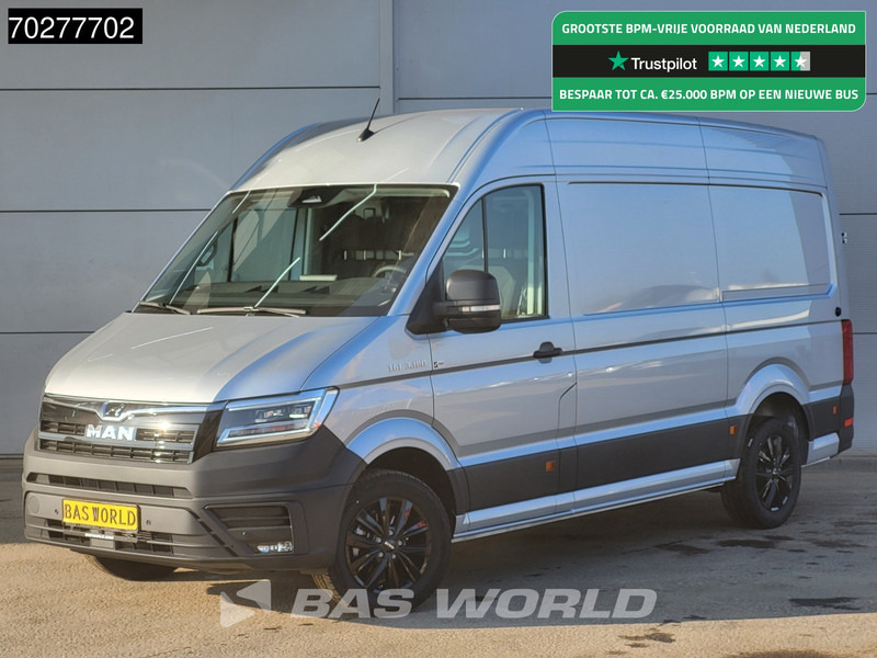 MAN TGE 3.180 Automaat 180PK L3H3 LED Airco Cruise Trekhaak Camera Parkeersensoren L2H2 11m3 Airco Trekhaak - Furgon: foto 1 MAN TGE 3.180 Automaat 180PK L3H3 LED Airco Cruise Trekhaak Camera Parkeersensoren L2H2 11m3 Airco Trekhaak - Furgon: foto 1