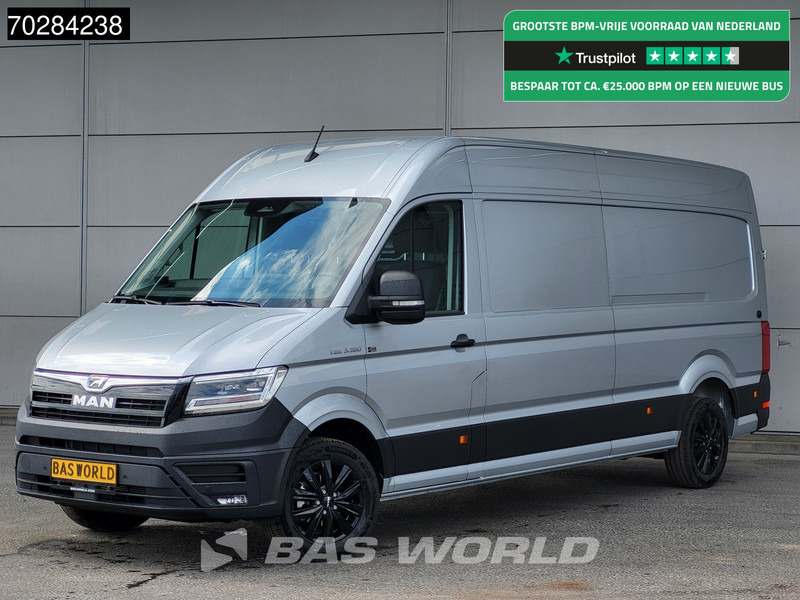 MAN TGE 3.180 Automaat 2025 Facelift L4H3 Trekhaak LED ACC Navi Airco Camera Parkeersensoren Euro6 L3H2 15m3 Airco Trekhaak - Furgon: foto 1 MAN TGE 3.180 Automaat 2025 Facelift L4H3 Trekhaak LED ACC Navi Airco Camera Parkeersensoren Euro6 L3H2 15m3 Airco Trekhaak - Furgon: foto 1