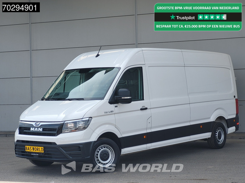 MAN TGE 3.180 COMING SOON! Automaat 180PK L4H3 Airco Camera Parkeersensoren 10,4inch-Display Euro6 L3H2 15m3 Airco Cruise control - Furgon: foto 1 MAN TGE 3.180 COMING SOON! Automaat 180PK L4H3 Airco Camera Parkeersensoren 10,4inch-Display Euro6 L3H2 15m3 Airco Cruise control - Furgon: foto 1