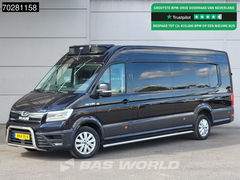 MAN TGE 3.180 Koelwagen Bi-Temp Vriezer Automaat Carrier Pulsor 400mt 230V stekker Trekhaak ACC LED Navi Airco Camera Parkeersensoren Koel Koe - Furgon frigorifer: foto 1 MAN TGE 3.180 Koelwagen Bi-Temp Vriezer Automaat Carrier Pulsor 400mt 230V stekker Trekhaak ACC LED Navi Airco Camera Parkeersensoren Koel Koe - Furgon frigorifer: foto 1