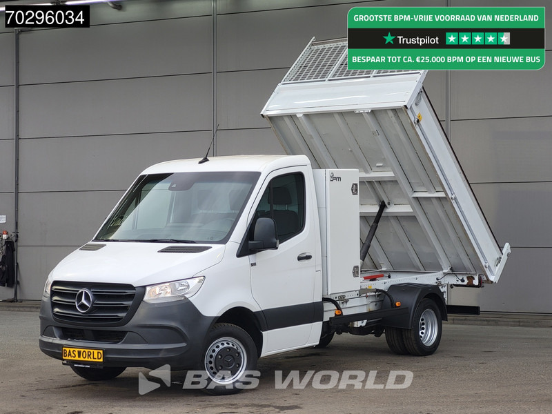Mercedes-Benz Sprinter 514 CDI Kipper met Kist Dubbellucht 3,5t Trekhaak Airco Cruise Euro6 Tipper Benne Kieper Airco Trekhaak Cruise control - Kamioncine vetëshkarkuese: foto 1 Mercedes-Benz Sprinter 514 CDI Kipper met Kist Dubbellucht 3,5t Trekhaak Airco Cruise Euro6 Tipper Benne Kieper Airco Trekhaak Cruise control - Kamioncine vetëshkarkuese: foto 1