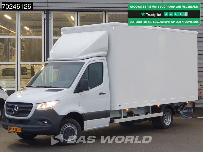 Mercedes-Benz Sprinter 515 CDI Automaat 1000kg Laadklep Zijdeur Dubbellucht Bakwagen MBUX Airco Cruise CarPlay D'Hollandia Euro6 Koffer Meubelbak 21m3 - Kamioncine me kontinier: foto 1 Mercedes-Benz Sprinter 515 CDI Automaat 1000kg Laadklep Zijdeur Dubbellucht Bakwagen MBUX Airco Cruise CarPlay D'Hollandia Euro6 Koffer Meubelbak 21m3 - Kamioncine me kontinier: foto 1