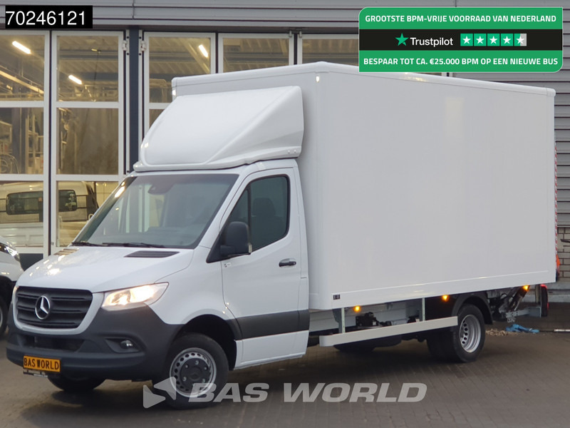 Mercedes-Benz Sprinter 515 CDI Automaat 1000kg Laadklep Zijdeur Dubbellucht Bakwagen MBUX Airco Cruise CarPlay D'Hollandia Euro6 Koffer Meubelbak 21m3 - Kamioncine me kontinier: foto 1 Mercedes-Benz Sprinter 515 CDI Automaat 1000kg Laadklep Zijdeur Dubbellucht Bakwagen MBUX Airco Cruise CarPlay D'Hollandia Euro6 Koffer Meubelbak 21m3 - Kamioncine me kontinier: foto 1