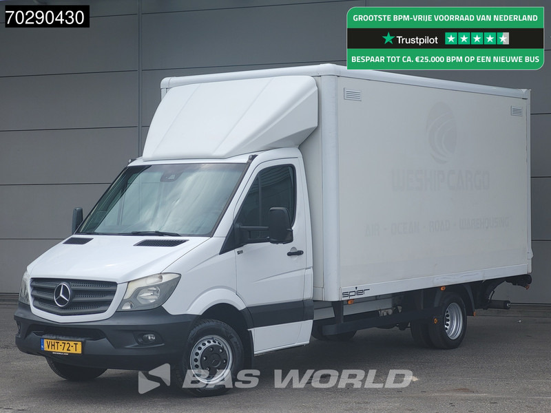 Kamioncine me kontinier Mercedes-Benz Sprinter 516 CDI Laadklep Dubbellucht Bakwagen Airco APK 02-2026 Meubelbak Koffer 22m3 Airco: foto 1