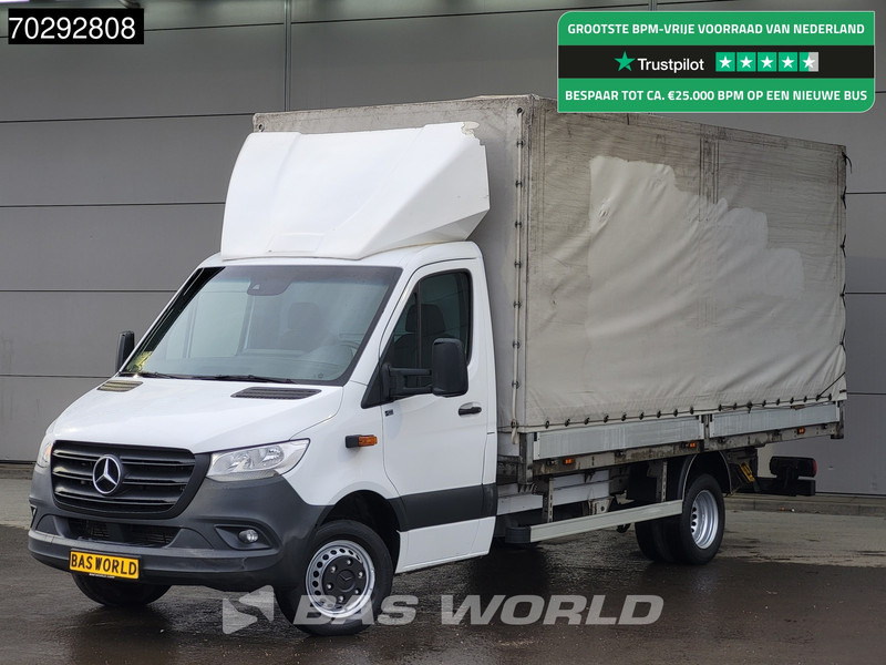 Mercedes-Benz Sprinter 519 CDI 3.0L V6 Automaat 484cm Dubbellucht Huif Bakwagen 190PK Airco Cruise Euro6 Meubelbak Koffer Airco Cruise control - Kamioncine me tendë: foto 1 Mercedes-Benz Sprinter 519 CDI 3.0L V6 Automaat 484cm Dubbellucht Huif Bakwagen 190PK Airco Cruise Euro6 Meubelbak Koffer Airco Cruise control - Kamioncine me tendë: foto 1