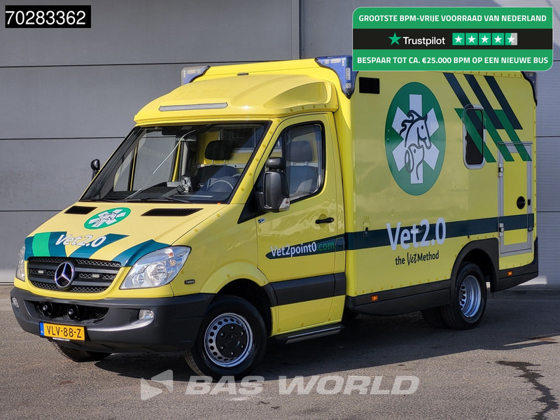 Mercedes-Benz Sprinter 519 CDI MARGE! 3.0L V6 Automaat 190PK Ambulance Trekhaak Airco Cruise APK 02-2026 Euro6 Rettungswagen Krankenwagen 13m3 Airco Tr - Ambulancë: foto 1 Mercedes-Benz Sprinter 519 CDI MARGE! 3.0L V6 Automaat 190PK Ambulance Trekhaak Airco Cruise APK 02-2026 Euro6 Rettungswagen Krankenwagen 13m3 Airco Tr - Ambulancë: foto 1