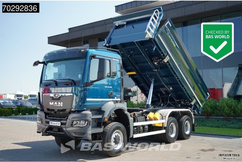 MAN TGS 33.480 TGS 6X6 11m3 KH-3-Way Kipper 6x6 Steel Suspension Automatic Big-Axle Euro 6 - Kamion vetëshkarkues: foto 1 MAN TGS 33.480 TGS 6X6 11m3 KH-3-Way Kipper 6x6 Steel Suspension Automatic Big-Axle Euro 6 - Kamion vetëshkarkues: foto 1