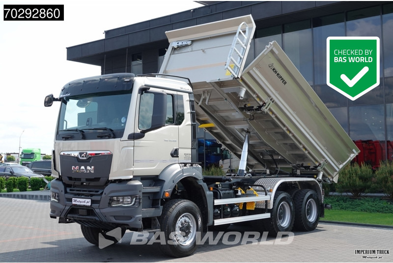 MAN TGS 33.480 TGS 6X6 6x6 3-Way Kipper Big-Axle Euro 6 - Kamion vetëshkarkues: foto 1 MAN TGS 33.480 TGS 6X6 6x6 3-Way Kipper Big-Axle Euro 6 - Kamion vetëshkarkues: foto 1