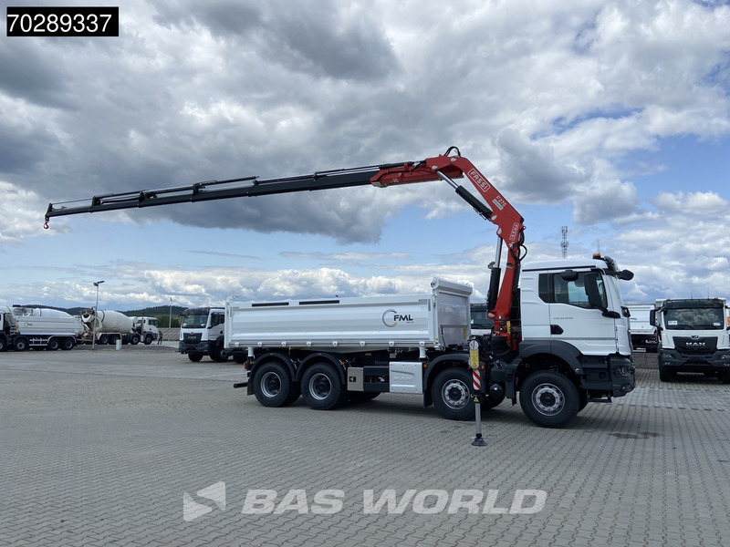 MAN TGS 35.440 8X4 NEW! Fassi F275.026 Kran Crane 13m3 3-Sided Tipper Big-Axle Euro 6 - Kamion vetëshkarkues, Kamion me vinç: foto 3 MAN TGS 35.440 8X4 NEW! Fassi F275.026 Kran Crane 13m3 3-Sided Tipper Big-Axle Euro 6 - Kamion vetëshkarkues, Kamion me vinç: foto 3
