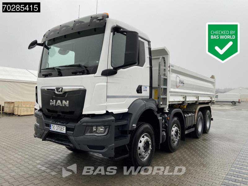 MAN TGS 35.440 TGS 8X4 14m2 3-Way kipper Hardox Big-Axle Steel-suspension Euro 6 - Kamion vetëshkarkues: foto 1 MAN TGS 35.440 TGS 8X4 14m2 3-Way kipper Hardox Big-Axle Steel-suspension Euro 6 - Kamion vetëshkarkues: foto 1