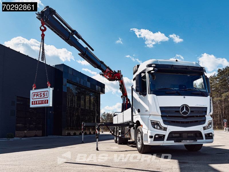 Mercedes-Benz Actros 2651 Actros 6X4 Fassi F486 Led Navi Euro 6 - Kamion me karroceri të hapur, Kamion me vinç: foto 3 Mercedes-Benz Actros 2651 Actros 6X4 Fassi F486 Led Navi Euro 6 - Kamion me karroceri të hapur, Kamion me vinç: foto 3