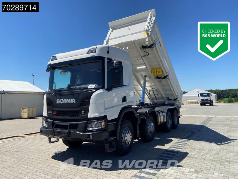 Scania P420 8X4 NEW! 13,5m3 3-way tipper Hardox450 Steel Steelsuspension Euro 6 - Kamion vetëshkarkues: foto 1 Scania P420 8X4 NEW! 13,5m3 3-way tipper Hardox450 Steel Steelsuspension Euro 6 - Kamion vetëshkarkues: foto 1