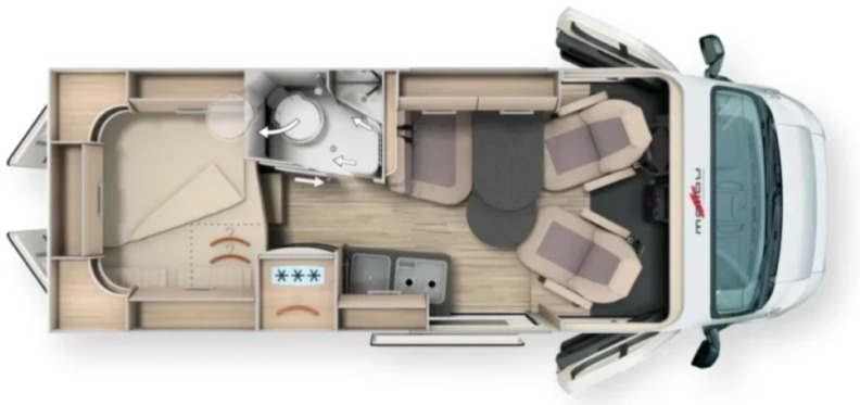 Malibu Van Comfort 600 DB - Furgon kampingu: foto 1 Malibu Van Comfort 600 DB - Furgon kampingu: foto 1