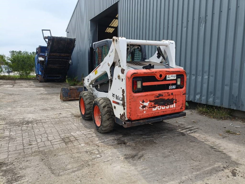 Bobcat s590 schranklader skid steer loader bucket, forks - Mini fadrom: foto 2 Bobcat s590 schranklader skid steer loader bucket, forks - Mini fadrom: foto 2