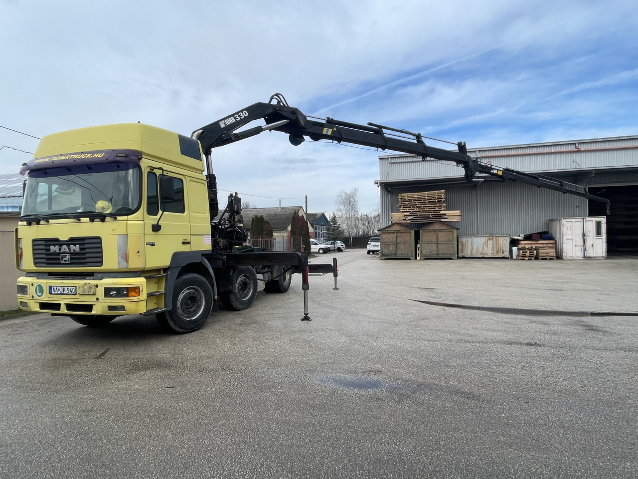 MAN F2000 413 6x2 Manual CRANE Hiab 330+jib 90 21m - Gjysmë-kamion: foto 5 MAN F2000 413 6x2 Manual CRANE Hiab 330+jib 90 21m - Gjysmë-kamion: foto 5