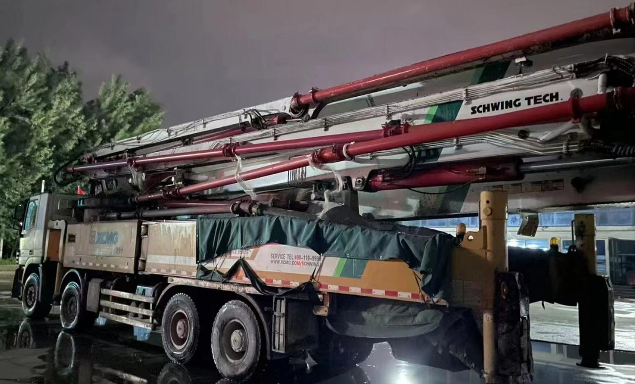 XCMG Official Hb58V Concrete Machinery 2019 Used 58m Concrete Pump Truck for Sale - Pompë betoni: foto 2 XCMG Official Hb58V Concrete Machinery 2019 Used 58m Concrete Pump Truck for Sale - Pompë betoni: foto 2