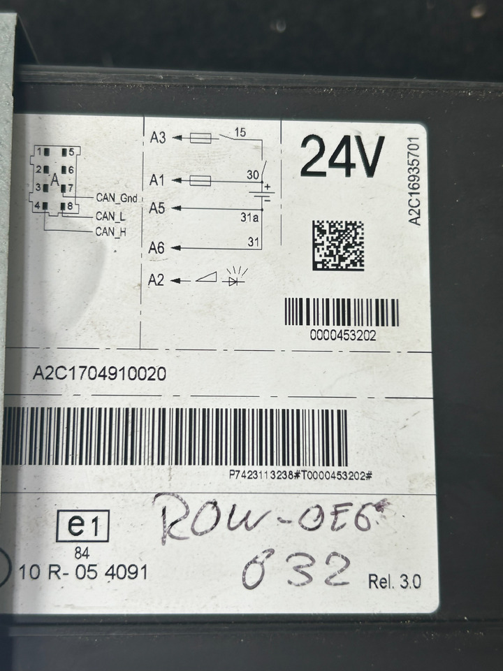 DAF XF 106 480 2027602 2321027 - Tahografi: foto 5 DAF XF 106 480 2027602 2321027 - Tahografi: foto 5