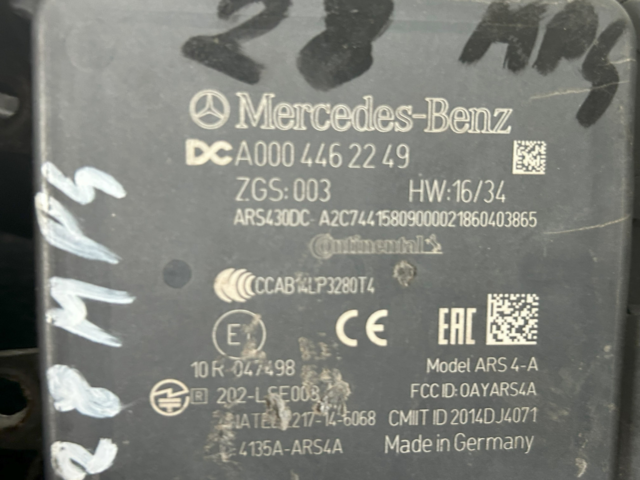 MERCEDES-BENZ RADAR DISTRONIC ACTROS MP4 - ECU: foto 4 MERCEDES-BENZ RADAR DISTRONIC ACTROS MP4 - ECU: foto 4