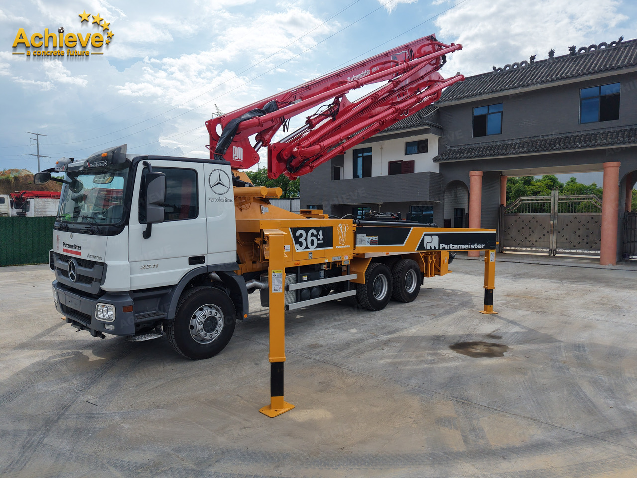 Pompë betoni PUTZMEISTER Mercedes-Benz M36-4 2018 ACTROS 3341【ACHIEVE】TOP CONDITION!!!: foto 14