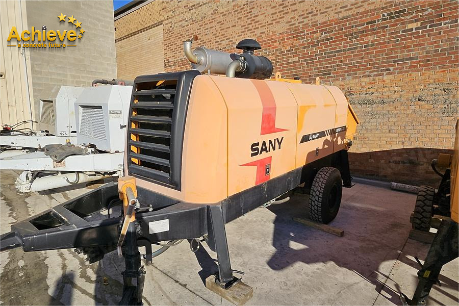 SANY 【ACHIEVE】TOP CONDITION!!! demo new low hours Sany Concrete Trailer Pump 2015 HBT6016C-5D - Pompë stacionare betoni: foto 2 SANY 【ACHIEVE】TOP CONDITION!!! demo new low hours Sany Concrete Trailer Pump 2015 HBT6016C-5D - Pompë stacionare betoni: foto 2