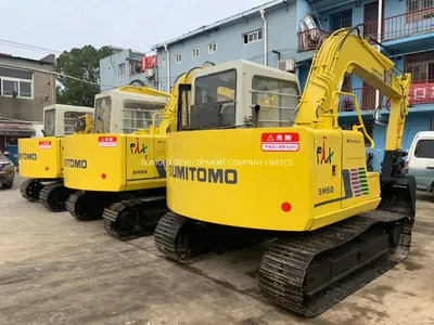 Japan Origin Used 6t Sumitomo Sh60 S160 S160f2 Crawler Mini Excavator - Ekskavator me zinxhirë: foto 1 Japan Origin Used 6t Sumitomo Sh60 S160 S160f2 Crawler Mini Excavator - Ekskavator me zinxhirë: foto 1