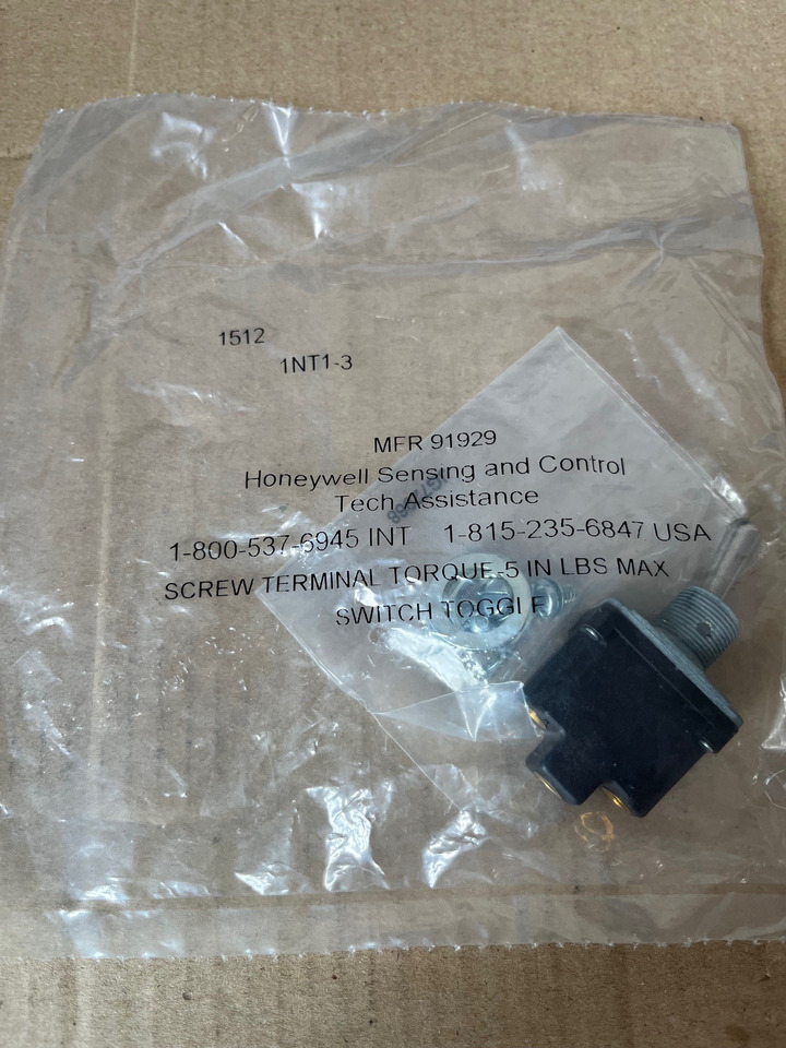 Honeywell switches 1NT1-3 1NT1-4 1NT1-6 1NT1-7 2NT1-3 2NT1-10 2TL1-6 - Pjesë këmbimi për Makineri ndërtimi: foto 3 Honeywell switches 1NT1-3 1NT1-4 1NT1-6 1NT1-7 2NT1-3 2NT1-10 2TL1-6 - Pjesë këmbimi për Makineri ndërtimi: foto 3