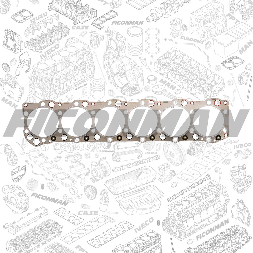 FPT IVECO CASE Cursor13 F3BE0684A B001 504003647 CYLINDER GASKET 504007514/500054690 - Permistopi i motorit për Kamioni: foto 1 FPT IVECO CASE Cursor13 F3BE0684A B001 504003647 CYLINDER GASKET 504007514/500054690 - Permistopi i motorit për Kamioni: foto 1