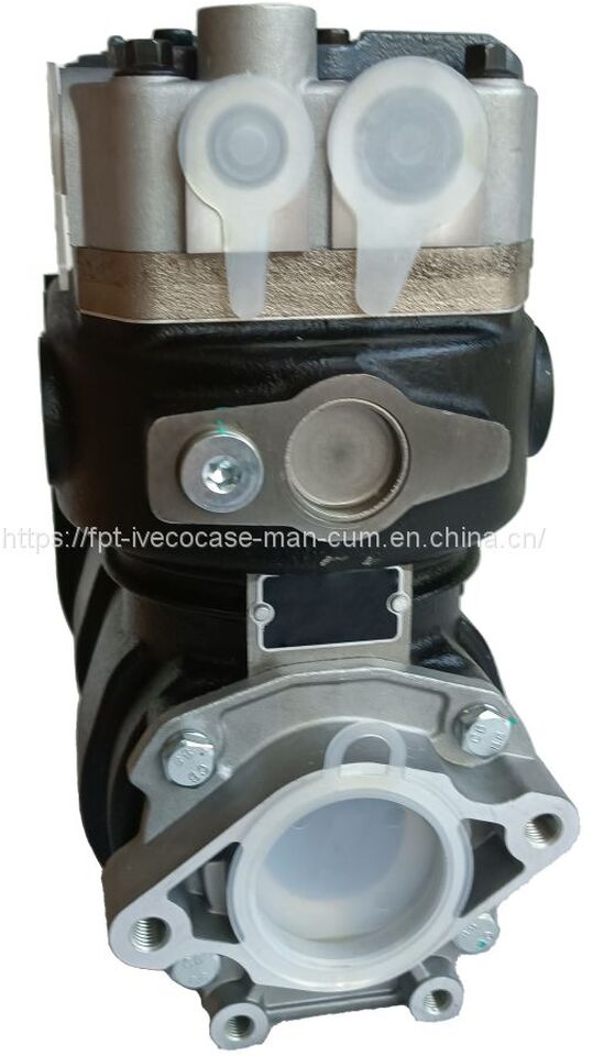 FPT IVECO CASE Cursor9 F2CFE614A*B041/F2CGE614F*V004 5802431166 Double cylinder air pump 504293730/5802497411 - Kompresori i ajrit të frenave: foto 4 FPT IVECO CASE Cursor9 F2CFE614A*B041/F2CGE614F*V004 5802431166 Double cylinder air pump 504293730/5802497411 - Kompresori i ajrit të frenave: foto 4