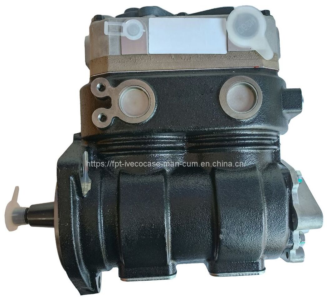 FPT IVECO CASE Cursor9 F2CFE614A*B041/F2CGE614F*V004 5802431166 Double cylinder air pump 504293730/5802497411 - Kompresori i ajrit të frenave: foto 3 FPT IVECO CASE Cursor9 F2CFE614A*B041/F2CGE614F*V004 5802431166 Double cylinder air pump 504293730/5802497411 - Kompresori i ajrit të frenave: foto 3