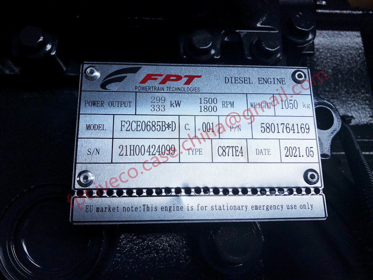 IVECO FPT G-DRIVE Cursor9 F2CE0685B*D/ 5801764169 ENGINE AS-SEMBLY تجميع المحرك IVECO FPT G-drive - Pjesë këmbimi: foto 4 IVECO FPT G-DRIVE Cursor9 F2CE0685B*D/ 5801764169 ENGINE AS-SEMBLY تجميع المحرك IVECO FPT G-drive - Pjesë këmbimi: foto 4