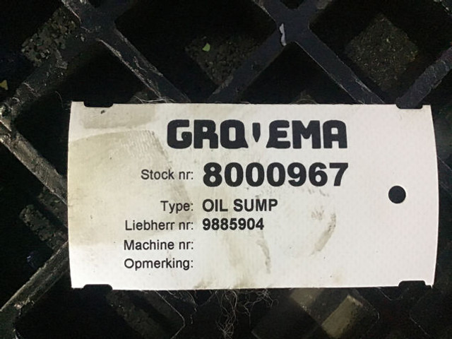 Liebherr Oil Sump - Karteri: foto 4 Liebherr Oil Sump - Karteri: foto 4