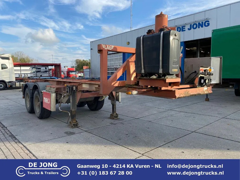 LAG 20 FT Tipping chassis / kiepchassis / Electric Tipping - Transportjer kontejnerësh/ Gjysmë rimorkio me karroceri të çmontueshme: foto 1 LAG 20 FT Tipping chassis / kiepchassis / Electric Tipping - Transportjer kontejnerësh/ Gjysmë rimorkio me karroceri të çmontueshme: foto 1