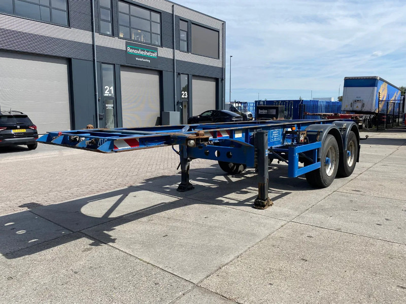 TURBO'S HOET 20 FT Container Chassis / APK t/m 3-2026 / BPW + Drum - Transportjer kontejnerësh/ Gjysmë rimorkio me karroceri të çmontueshme: foto 4 TURBO'S HOET 20 FT Container Chassis / APK t/m 3-2026 / BPW + Drum - Transportjer kontejnerësh/ Gjysmë rimorkio me karroceri të çmontueshme: foto 4