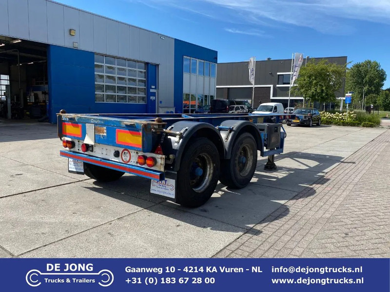 TURBO'S HOET 20 FT Container Chassis / APK t/m 3-2026 / BPW + Drum - Transportjer kontejnerësh/ Gjysmë rimorkio me karroceri të çmontueshme: foto 1 TURBO'S HOET 20 FT Container Chassis / APK t/m 3-2026 / BPW + Drum - Transportjer kontejnerësh/ Gjysmë rimorkio me karroceri të çmontueshme: foto 1