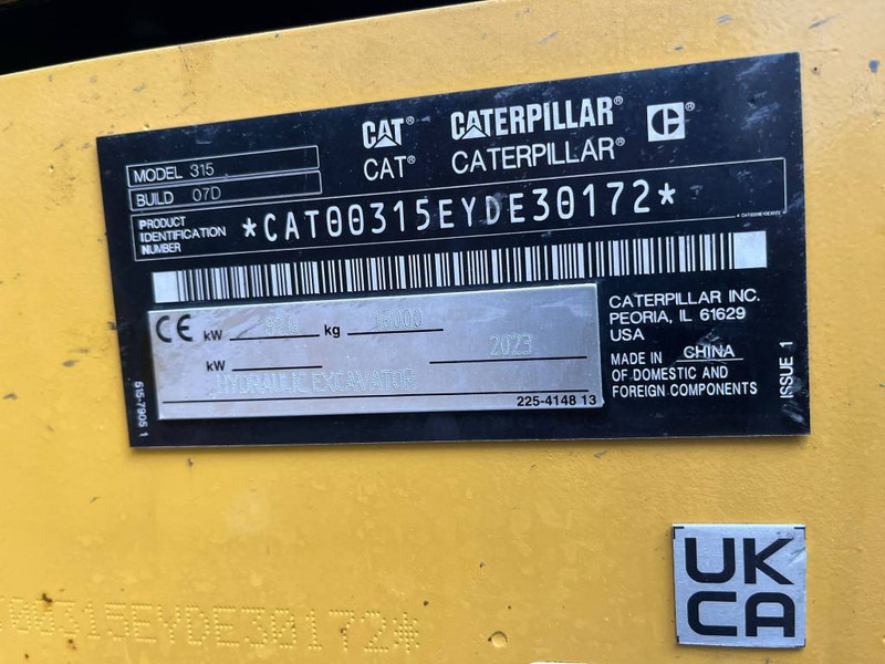 Cat 315 - Ekskavator me zinxhirë: foto 5 Cat 315 - Ekskavator me zinxhirë: foto 5