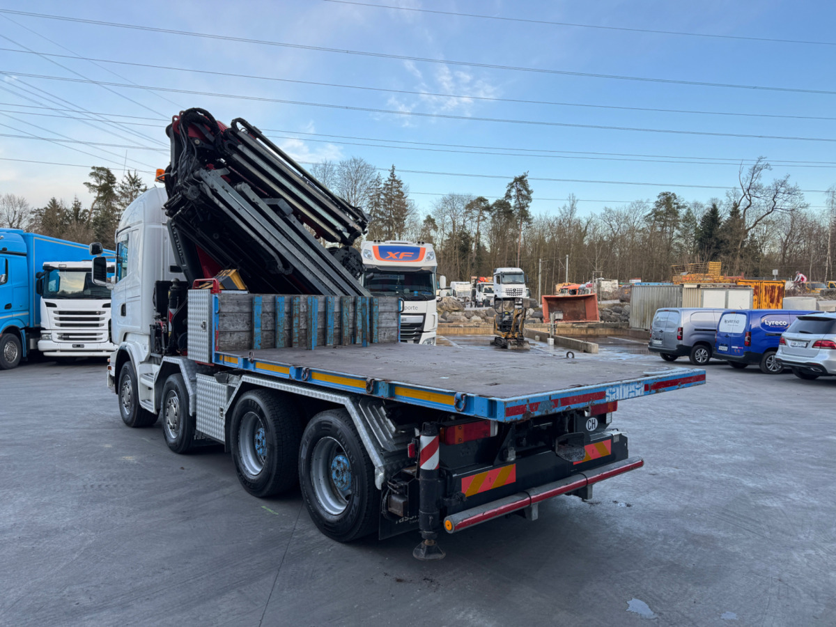 Kamion me vinç SCANIA R480 8x4 Fassi 660 SZM/Pritsche: foto 15