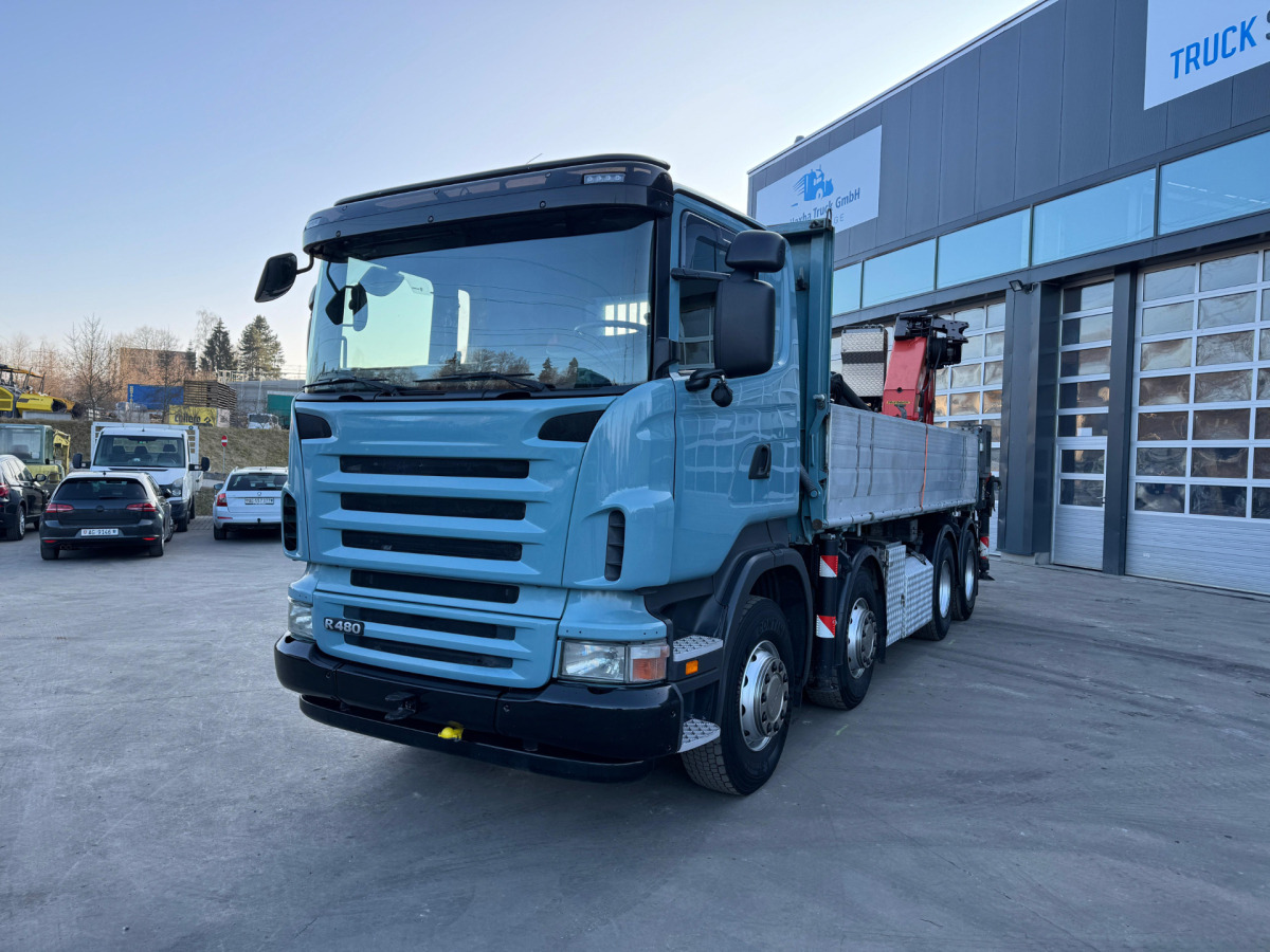 SCANIA Scania R480 8x4 PK50002 Flyjib Troil 2013 - Kamion me vinç: foto 1 SCANIA Scania R480 8x4 PK50002 Flyjib Troil 2013 - Kamion me vinç: foto 1