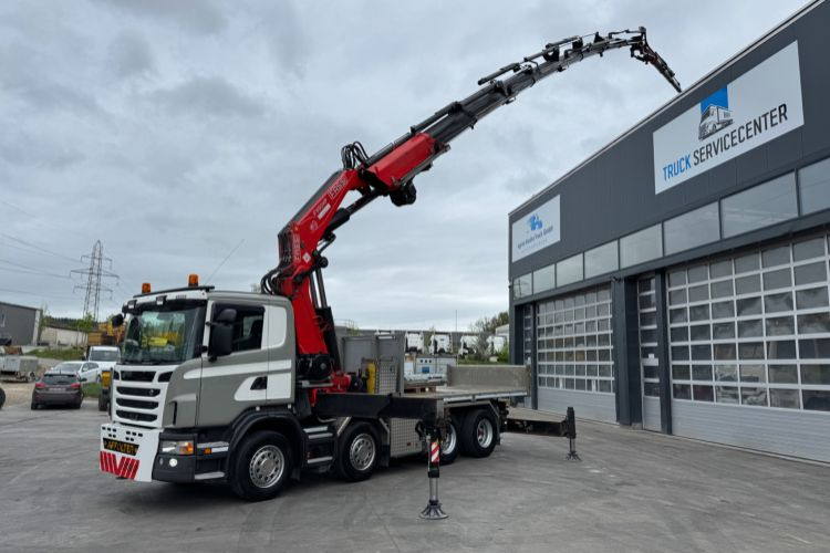 Scania G480 8x4 SZM/Pritsche Fassi 950 - Kamion me vinç: foto 5 Scania G480 8x4 SZM/Pritsche Fassi 950 - Kamion me vinç: foto 5