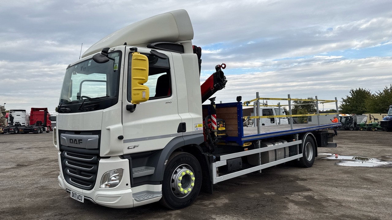 DAF CF 410 - Kamion me karroceri të hapur, Kamion me vinç: foto 2 DAF CF 410 - Kamion me karroceri të hapur, Kamion me vinç: foto 2