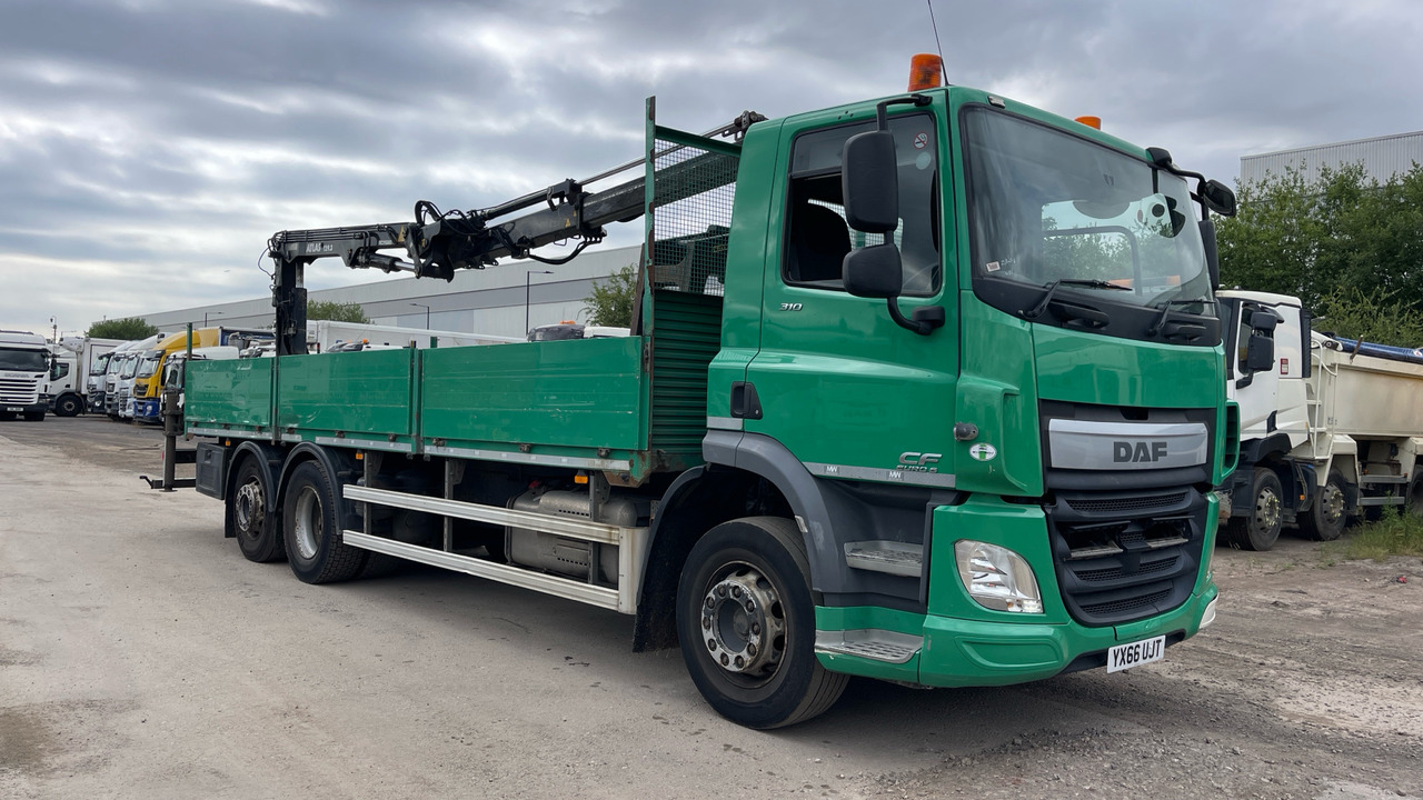 Daf CF 310 - Kamion me karroceri të hapur, Kamion me vinç: foto 1 Daf CF 310 - Kamion me karroceri të hapur, Kamion me vinç: foto 1