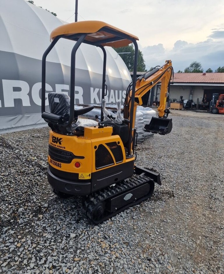 Berger Kraus Nowy BERGER KRAUS BK1200AS KUBOTA skrętne ramie +osprzet - Miniekskavator: foto 4 Berger Kraus Nowy BERGER KRAUS BK1200AS KUBOTA skrętne ramie +osprzet - Miniekskavator: foto 4
