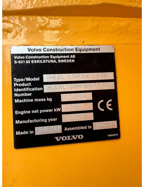Buldozer Volvo L180H: foto 15