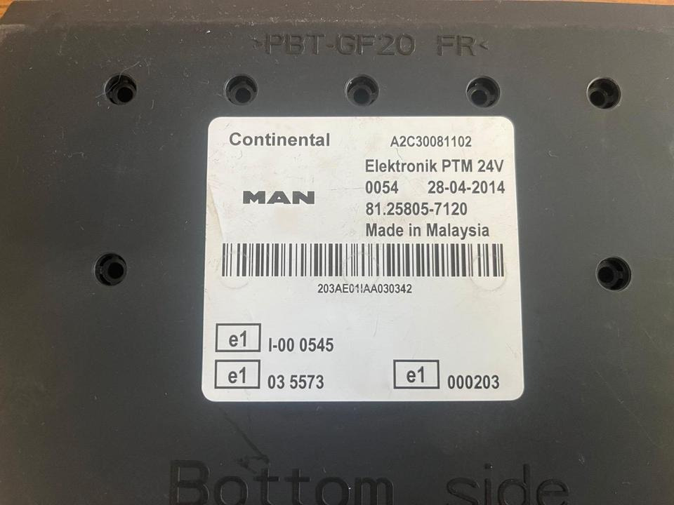 MAN Continental Elektronik PTM Steuergerät 81258057120 - ECU për Kamioni: foto 3 MAN Continental Elektronik PTM Steuergerät 81258057120 - ECU për Kamioni: foto 3