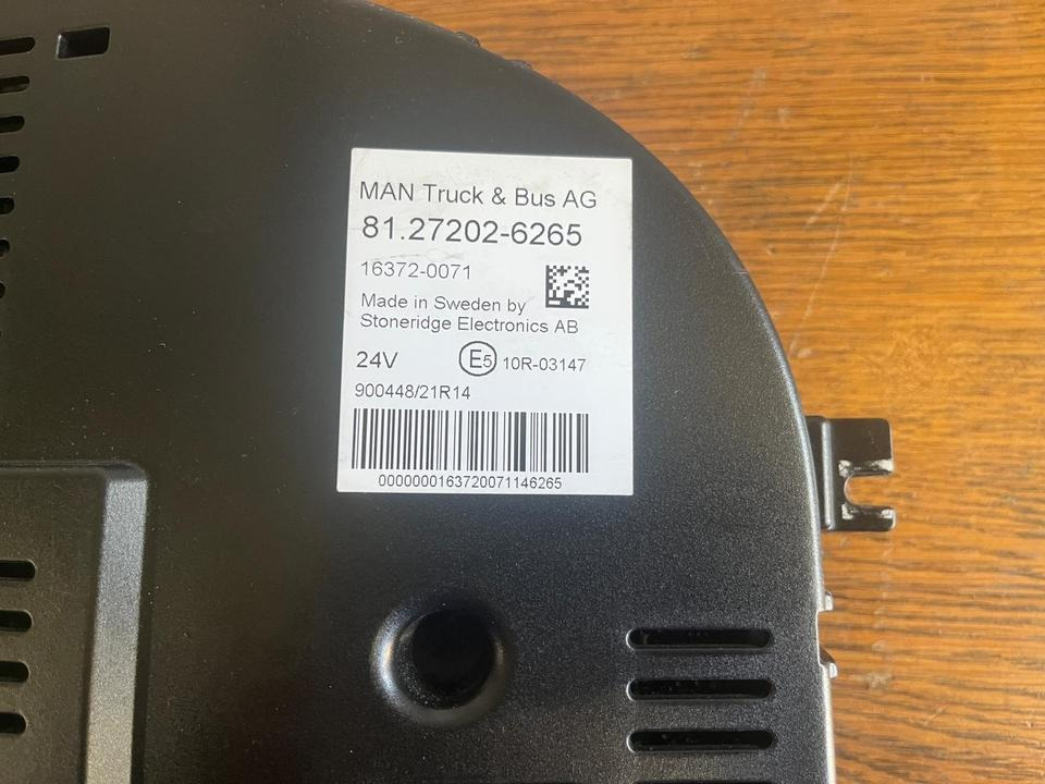 MAN EU6 Kombiinstrument / Tacho 81.27202-6265 - Paneli i aparateve për Kamioni: foto 3 MAN EU6 Kombiinstrument / Tacho 81.27202-6265 - Paneli i aparateve për Kamioni: foto 3