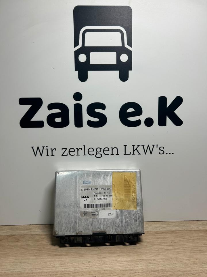 MAN Siemens VDO Elektronik FFR Steuergerät 81.25805.7052 - Pjesë këmbimi: foto 1 MAN Siemens VDO Elektronik FFR Steuergerät 81.25805.7052 - Pjesë këmbimi: foto 1