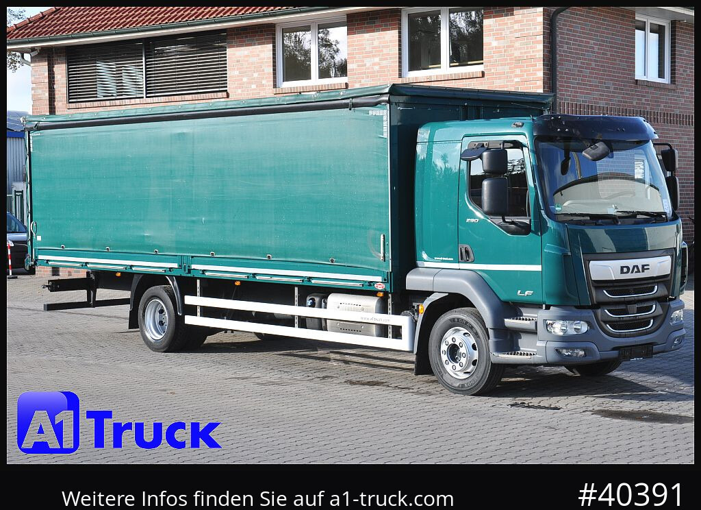 DAF LF 290, Klima, zul. GG 16.000kg, 1 Vorbesitzer - Kamion me tendë: foto 1 DAF LF 290, Klima, zul. GG 16.000kg, 1 Vorbesitzer - Kamion me tendë: foto 1