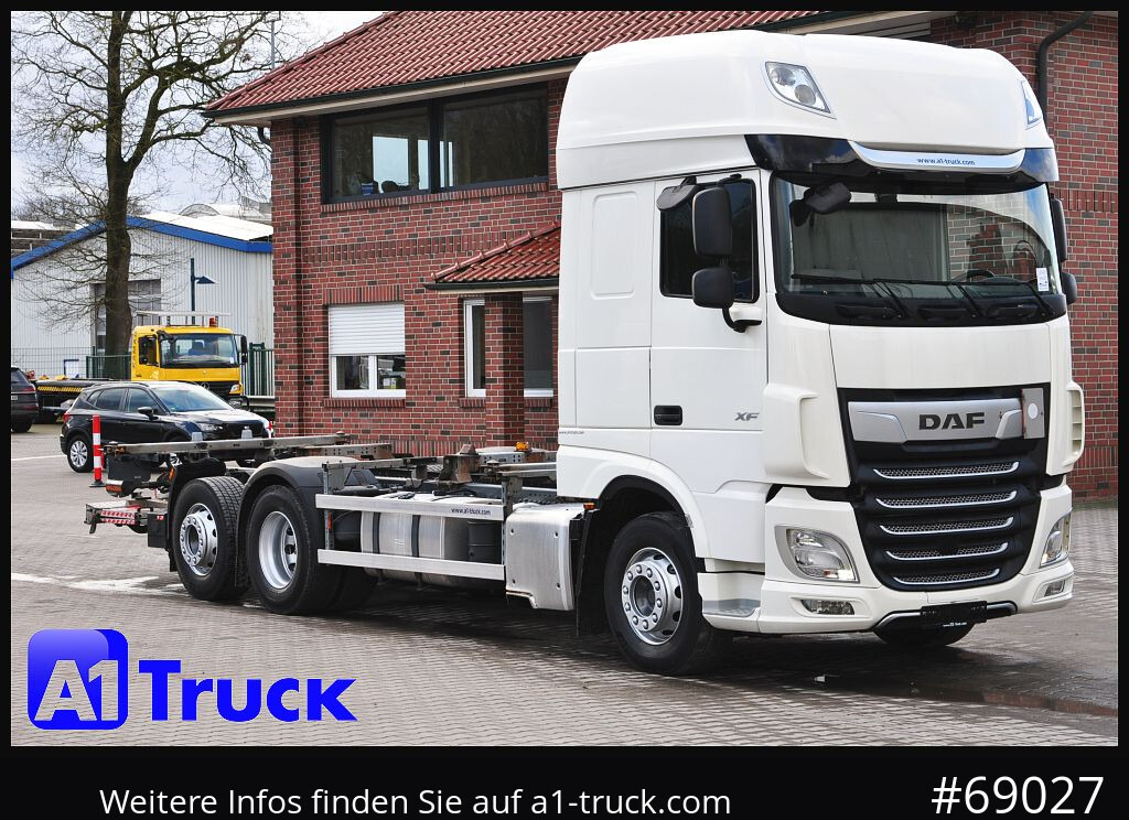 DAF XF 480 FAN Intarder LBW 2t. Lenkachse Steering - Transportjer kontejnerësh/ Kamion me karroceri të çmontueshme: foto 1 DAF XF 480 FAN Intarder LBW 2t. Lenkachse Steering - Transportjer kontejnerësh/ Kamion me karroceri të çmontueshme: foto 1