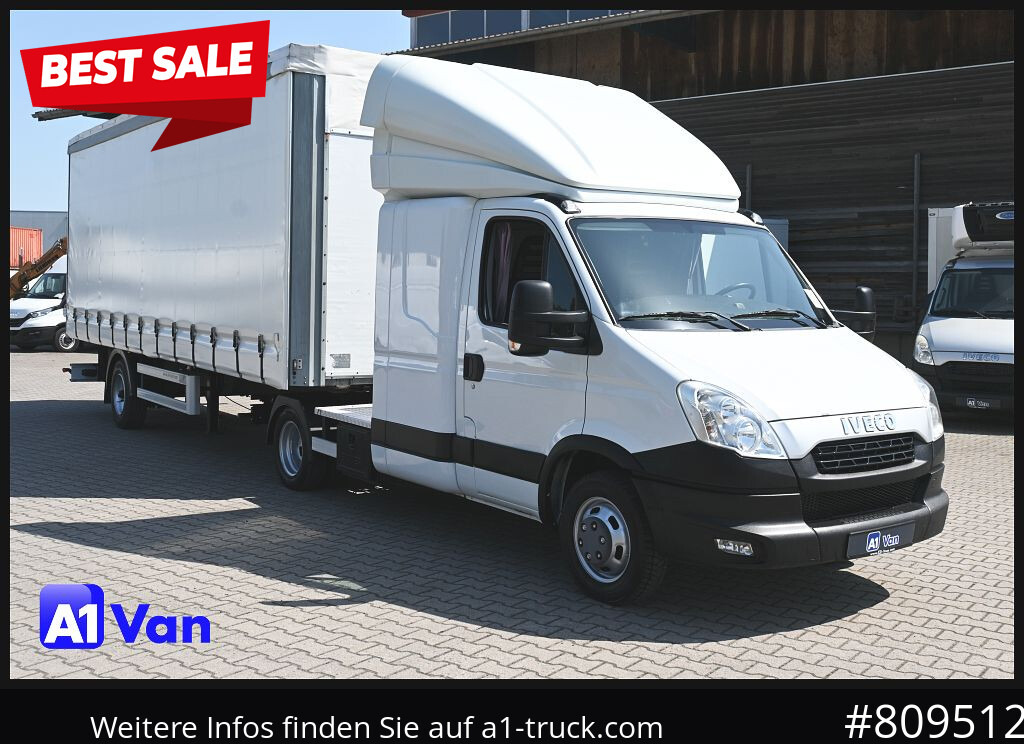 IVECO Daily 50C17 SZM, Klima, Tempomat, Schlafplatz - Gjysmë-kamion: foto 1 IVECO Daily 50C17 SZM, Klima, Tempomat, Schlafplatz - Gjysmë-kamion: foto 1