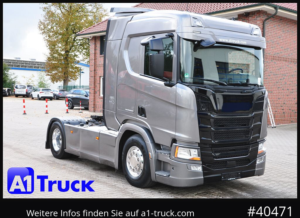 SCANIA R450, SZM LL, Kompressor, Hydraulik, Alu - Gjysmë-kamion: foto 1 SCANIA R450, SZM LL, Kompressor, Hydraulik, Alu - Gjysmë-kamion: foto 1