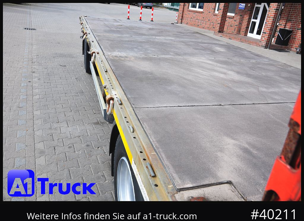H&W Plattfroma, Twistlock, Container, vezinkt, guter Zustand - Gjysmë rimorkio e hapur/ Platformë: foto 2 H&W Plattfroma, Twistlock, Container, vezinkt, guter Zustand - Gjysmë rimorkio e hapur/ Platformë: foto 2